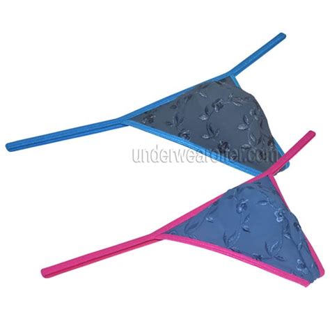 Sexy Bikini Thong Men S Embroidery Underwear Sissy G String Diamond Back Tangas Mu