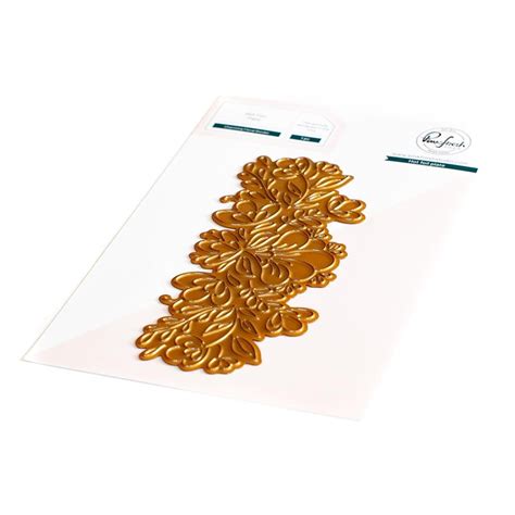 Pinkfresh Studio Hot Foil Plate Charming Floral Border Shopee Malaysia