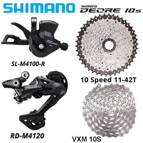 Shimano Deore M4100, группа 1x10, переключение SL-R/RD (С окном ...