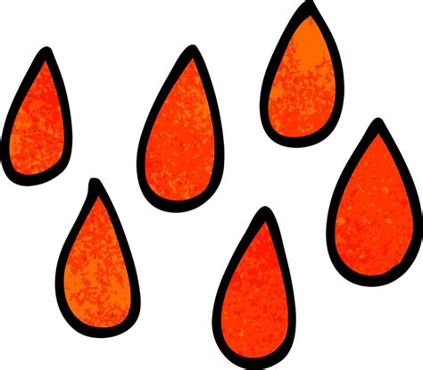 Cartoon Doodle Blood Droplets 12140809 Vector Art At Vecteezy