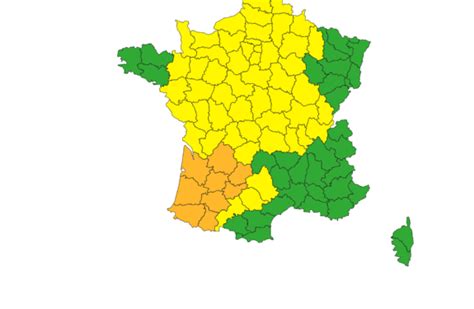 Orages Violents 9 Départements Du Sud Ouest En Alerte Vigilance Orange