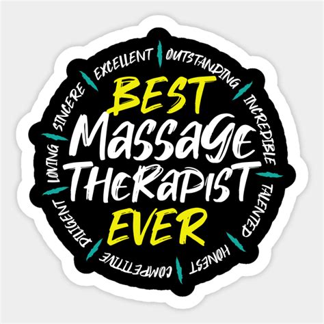 Massage Therapist Physical Therapy Massage Therapist Sticker Teepublic