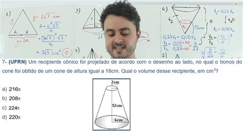 Tronco De Cone Exercícios - FDPLEARN