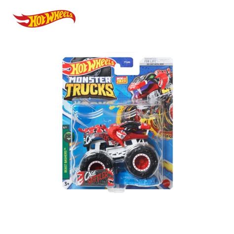 Jual Hot Wheels Monster Trucks Cage Rattler Shopee Indonesia