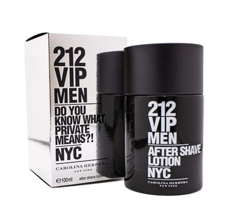 212 Vip Men By Carolina Herrera 34 Oz After Shave For Men Foreverlux