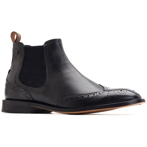 Base London Reid Mens Brogue Chelsea Boots Men From Charles Clinkard Uk