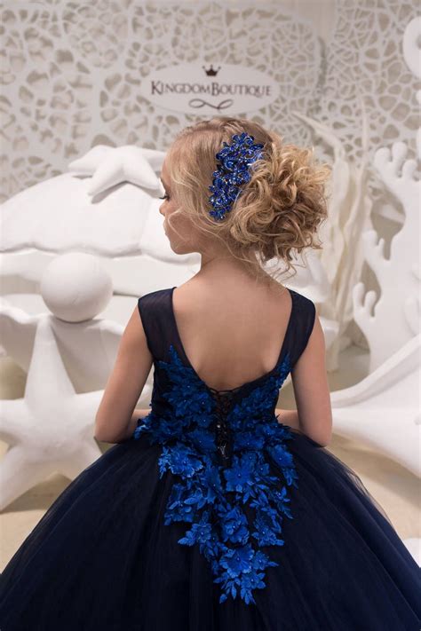 Navy Blue Tulle Dress Birthday Wedding Party Bridesmaid Etsy