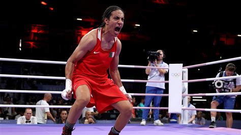 Imane Khelif Algerian Boxer Wins Quarterfinal Bout And Guarantees Herself An Olympic Medal Cnn