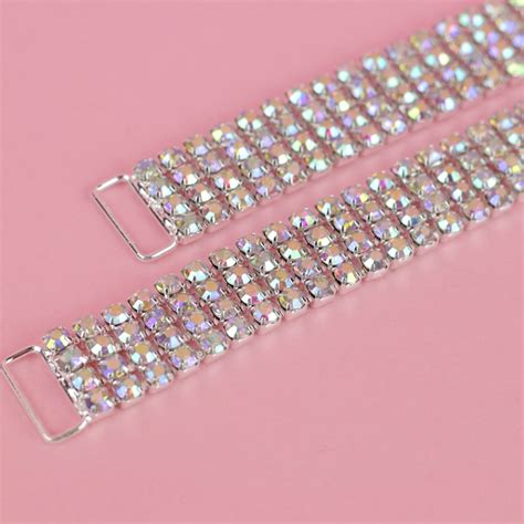 AB Crystal Bikini Connectors Bottom Bikini Connectors Vicky Ross Fit