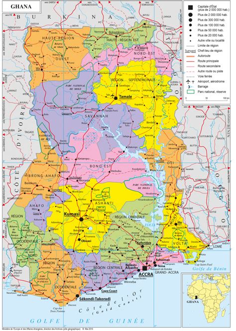 geopolitical map  ghana ghana maps worldmapsinfo