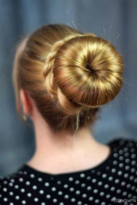 Elegant Braided Bun Using Hair Donut - DIY & Crafts