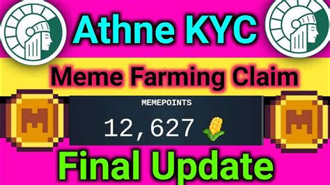 Athene Network Mining Kyc Problem Meme Coin Airdrop Youtube