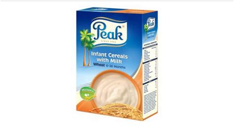 peak wheat infant cereal  xg