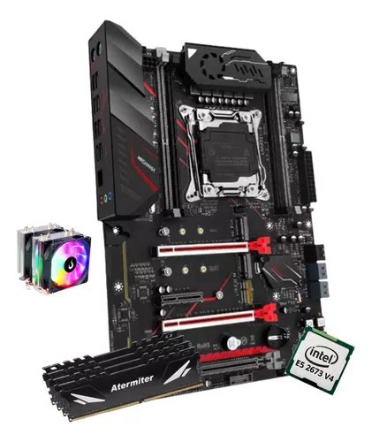 Kit Gamer Placa Mãe X99 Mr9a Pro Max Xeon E5 2673 V4 128gb