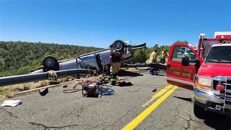 4 hospitalized after rollover crash in Williams, Arizona | 12news.com