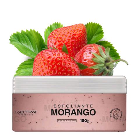 Esfoliante Corpo E Rosto Morango Labotrat G Shopee Brasil