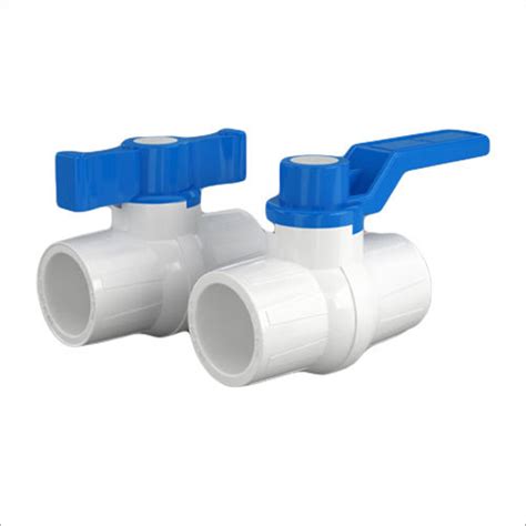 White Solid Upvc Ball Valve Mm Application Residential At Best