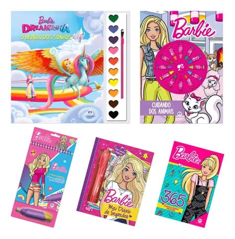 Kit Barbie Livros Diversos Livros Da Barbie De Barbie S Rie