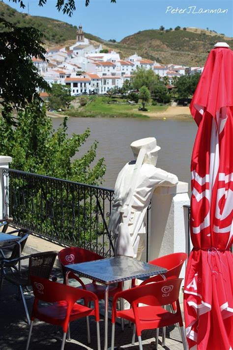 Alcoutim Portugal looking across the river Guadiana to Sanlúcar de