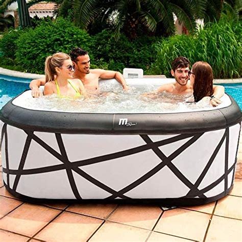 Mspa Soho Hot Tub Bold Looking Square Inflatable Spa