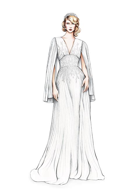 Wedding Dress Illustration :: Behance