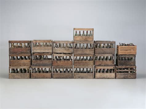 Wine Cellar 19 Old French Wood Wine Crates Old Plank