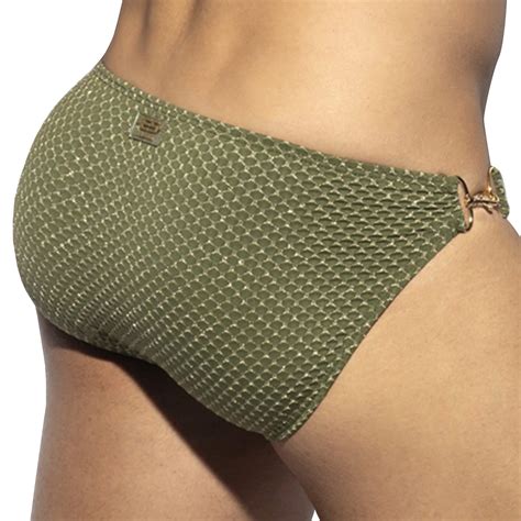 ES Collection Luxury Swim Bikini Briefs Khaki INDERWEAR