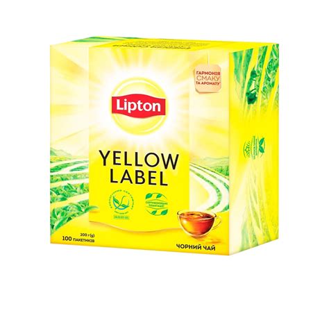 Lipton Yellow Label Tea Black Tea 100 Tea Bags 2g100pcs 200g