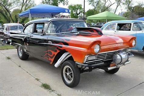 57 Ford Gasser Vintage Muscle Cars Drag Racing Cars Classic Cars Muscle