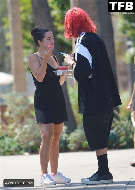 Addison Rae Sexy Seen Flaunting Her Hot Legs Wearing A Tight Skirt In Los Angeles AZNude