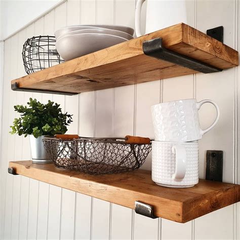 Floating Pallet Shelves With Images Rustic Wall Shelv