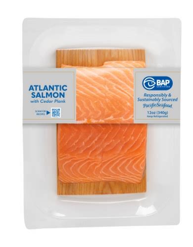 Atlantic Salmon With Cedar Plank 12 Oz Kroger