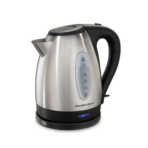 hamilton beach stainless steel electric kettle  hamiltonbeachcom