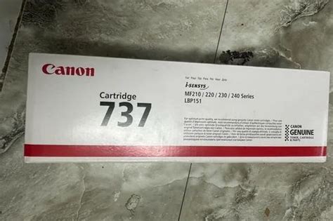 Canon 737 Toner Cartridge at ₹ 4200/piece | Canon Toner Cartridges in ...