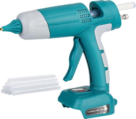 Amazon Taingwei Cordless Hot Glue Gun Kit For Makita V Lxt Battery W Led Digital Hot