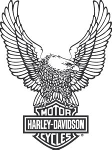 Harley Davidson Eagle Logo Vector