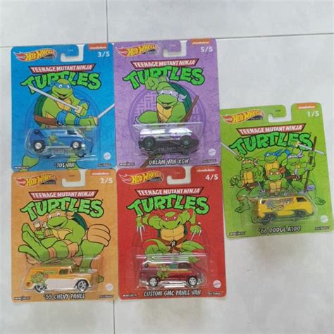 Hot Wheels Teenage Mutant Ninja Turtle Tmnt Chevy Panel Dream Van Xgw Gmc Dodge A Shopee