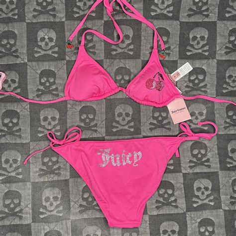 Juicy Couture Bikini Size XS And M Available 4 99 Depop
