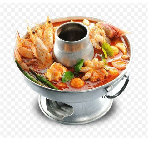 Periuk Steamboat Thai Aluminium Tomyam Pot Aluminium Shabu Pot Hot Pot Charcoal Periuk Tomyam