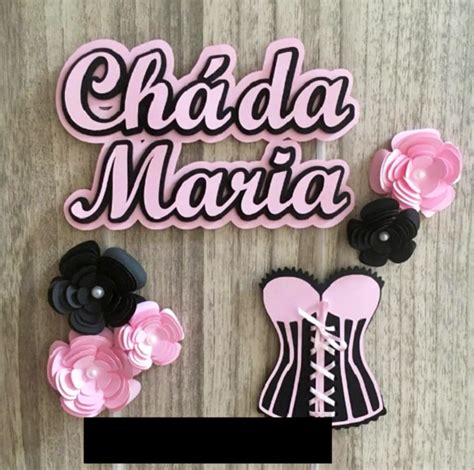 Arquivo De Corte Topo De Bolo Ch Lingerie Elo