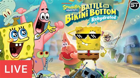 SpongeBob Schwammkopf Battle Ofr Bikini Bottem Livestream YouTube