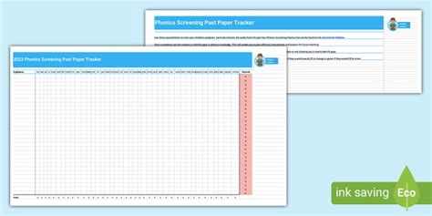 Twinkl Phonics Screening Tracker Primary Resources Twinkl