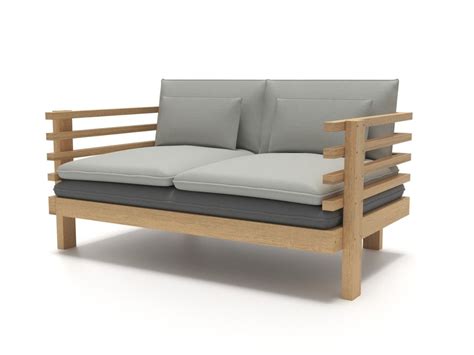 Садовый диван Soft Element Атлантик-С, двухместный, цвет Grey Grfit, из ...