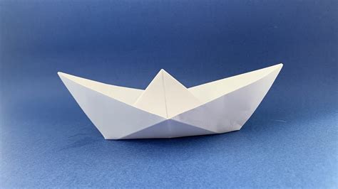 Boot Vouwen Makkelijk Origami Boot Hoe Maak Je Een Papieren Bootje