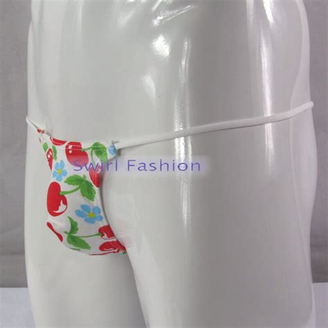 K207 P Mens Micro Bikini String Waist Mini Pouch Colors Soft Fine Cotton EBay