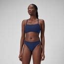 Women S Solid Racerback Bikini Top Blue Speedo