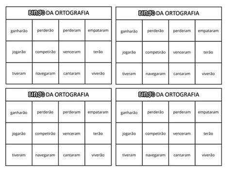 Jogo Da Ortografia - bingo da ortografia ão am.pdf