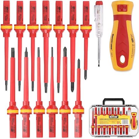 Hurricane V Insulated Electrician Screwdriver Set All In One