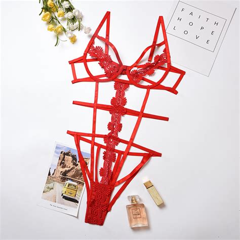 Women Lace Teddy Strap Sexy Lingerie Bodysuit Babydoll Culture Heaven