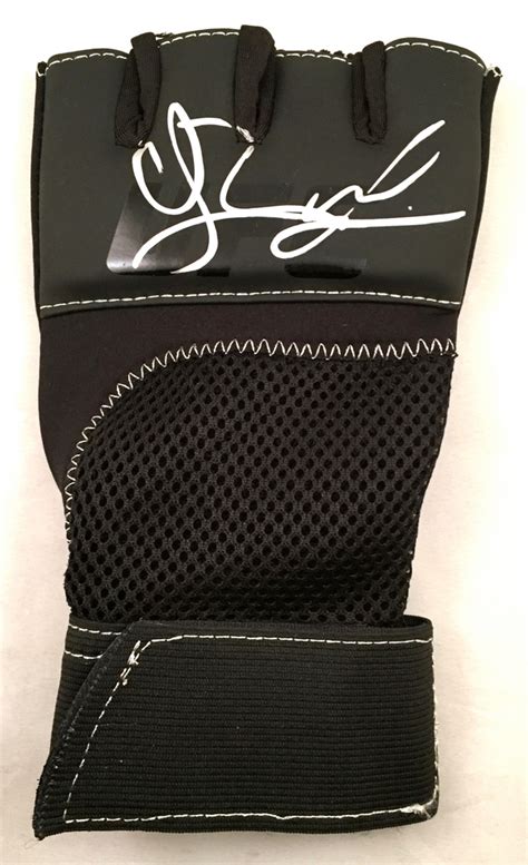 UFC MMA Fighter Yoel Romero Signed MMA Glove Memorabilia For Less